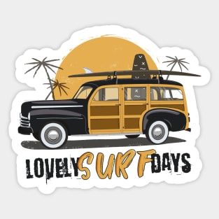 Lovely Surf Days Sticker